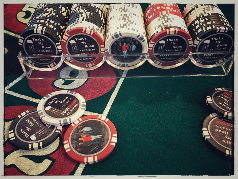 100 Custom Poker Chips Party Pack with Case