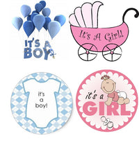 Load image into Gallery viewer, 25 Custom Magnetic Baby Shower Poker Chips
