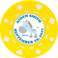 Load image into Gallery viewer, 100 Custom Baby Shower Poker Chips
