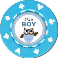 100 Custom Baby Shower Poker Chips