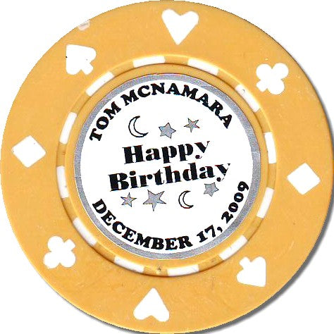 Suited Birthday Chips