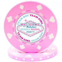 Load image into Gallery viewer, Gender Reveal Magnetic Poker Chips
