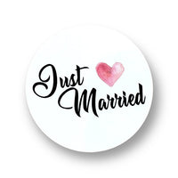 Load image into Gallery viewer, Just Married Wedding Labels

